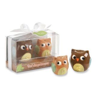 Kate Aspen Ceramic Mother and Baby Bird Salt and Pepper Shakers, Owl Always Love You: Baby