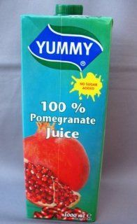 POMEGRANATE JUICE, 100% NATURAL, NO SUGAR ADDED : Fruit Juices From Concentrate : Grocery & Gourmet Food