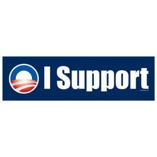 Printed I support color political election 2012 Barack Obama Joe Biden Mitt Romney Paul Ryan Republican Democrat sticker decal for any smooth surface such as windows bumpers laptops or any smooth surface.: Everything Else