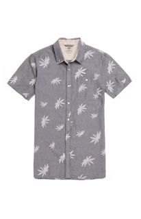 Mens Vans Shirts   Vans La Palma Short Sleeve Woven Shirt