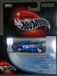 100% Hot Wheels   Limited Edition Cool Collectibles Series   Tom "The Mongoose" McEwen's Plymouth Duster Funny Car   Mounted in Display Case   Collector #05   2003 Toys & Games
