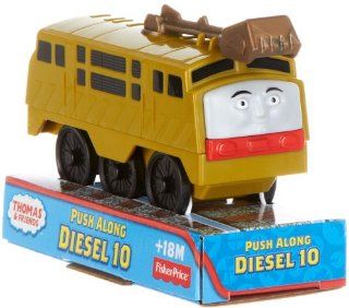 Large Push Along Diesel 10: Toys & Games