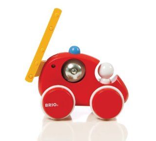Brio Push Along Fire Truck: Toys & Games
