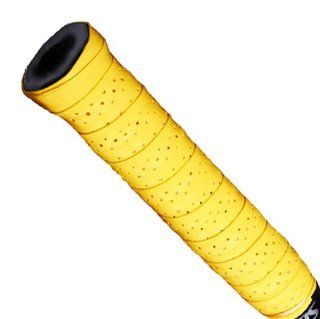 Happy Store Badminton Racket Sweatband/badminton Racket Handle Skin/hand Grip Rubber Also for Fishing Rod   Yellow : Sports & Outdoors
