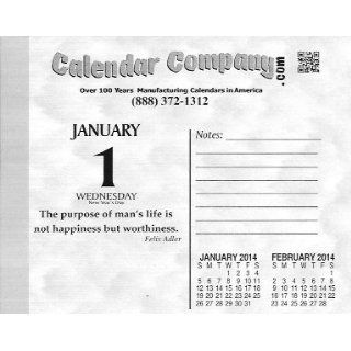 2014 Daily Date Motivational   Inspirational Desk Calendar with an Easel and a Separate Motivational Quote for Each Day : Wall Calendars : Office Products