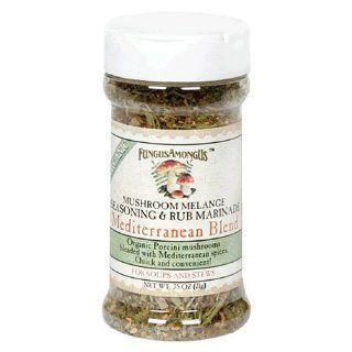 FungusAmongUs Organic Mushroom Melange Seasonings, Mediterranean Blend, 0.75 Ounce Units (Pack of 4) : Mixed Spices And Seasonings : Grocery & Gourmet Food