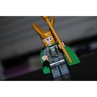 Lego Marvel Super Heroes Loki Minifigure: Toys & Games