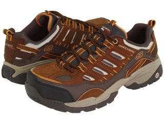 SKECHERS Work Sparta S R   Safety Toe Mens Industrial Shoes (Brown)