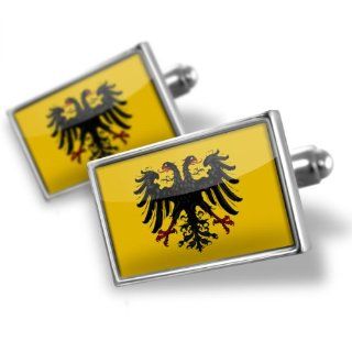 Neonblond Cufflinks "The Holy Roman Empire (after 1400) Flag"   cuff links for man: NEONBLOND Jewelry & Accessories: Jewelry