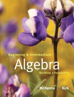Beginning and Intermediate Algebra: Building a Foundation: Paula McKenna, Honey Kirk: 9780201787375: Books