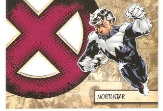 2011 Marvel Beginnings X Men Die Cut #X33 Northstar (Insert Card)(Non Sport Comic Trading Cards)(Upper Deck   Series 1): Toys & Games