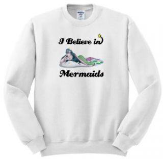 Dooni Designs I Believe In Designs   I Believe In Mermaids   Sweatshirts: Clothing