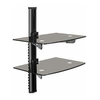 Mount It Dual Shelf Wall Mount Bracket for LCD TVs, DVD Players, Cable Boxes, Playstation PS3, XBox and Other A/V Components with Cable Management System Electronics