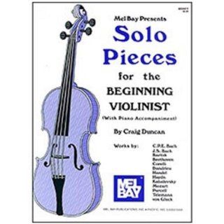 Mel Bay Solo Pieces for the Beginning Violinist: Musical Instruments