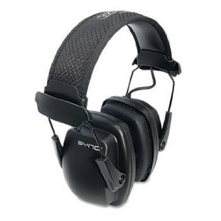 Sync Stereo Earmuff, 25 dB NRR by UVX (Catalog Category: Office Maintenance, Janitorial & Lunchroom / Well Being, Safety & Security)   Safety Ear Muffs  
