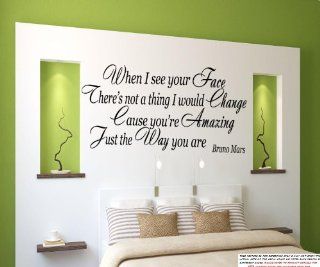 CAUSE YOU'RE AMAZING ~ BRUNO MARS: WALL DECAL, 12" X 28"   Other Products