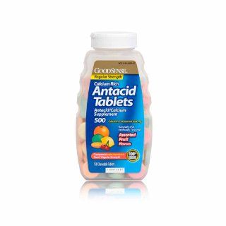 Good Sense Calcium Regular Strength Antacid Tablets, Assorted Fruit Flavored, 150 Count Health & Personal Care