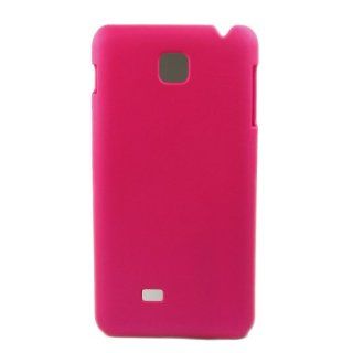 Wall  Rubber Smooth Hard Skin Case Cover for LG Escape P870 Rose: Cell Phones & Accessories
