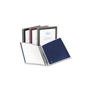 Flexi View Binder with Round Rings, 1/2" Capacity, Burgundy, Sold as 1 Each 