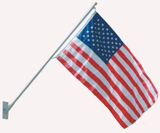 Outdoor Deck Mounting American Flag Pole Kit  Patio, Lawn & Garden