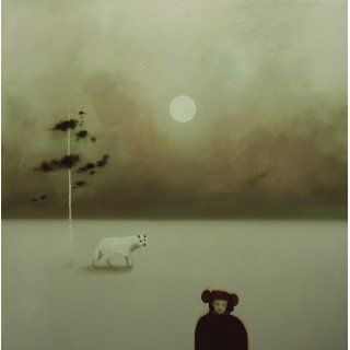 Art: White Fox And The Boy : Oil : Sarah Ball