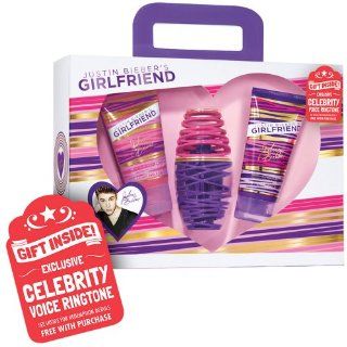 Girlfriend by Justin Bieber Fragrance Gift Set containing EDP .5oz Spray +Body Lotion 1.7oz+Shower Gel 1.7oz Health & Personal Care