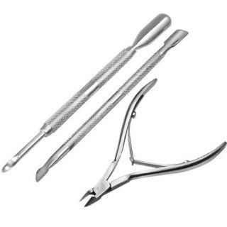 Restly(TM) Pocket Nail Cuticle Nipper Pack Contains Nail Trimmer, Pack of 3 : Nail Art Equipment : Beauty