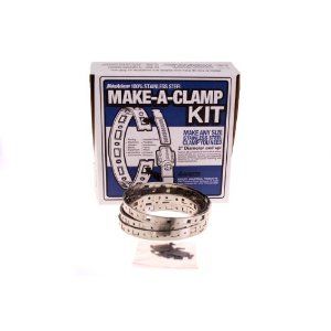 Breeze Make A Clamp Stainless Steel Hose Clamp System, 1 Kit contains: 50 ft band, 5 band splices (Pack of 1): Industrial & Scientific