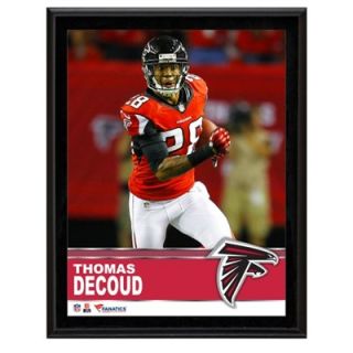 Thomas DeCoud Atlanta Falcons Sublimated 10.5 x 13 Plaque