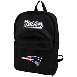 New England Patriots Black Foldaway Backpack