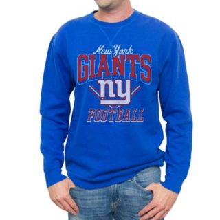 New York Giants Gridiron Vintage Sweatshirt   Royal Blue