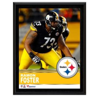 Ramon Foster Pittsburgh Steelers Sublimated 10.5 x 13 Plaque