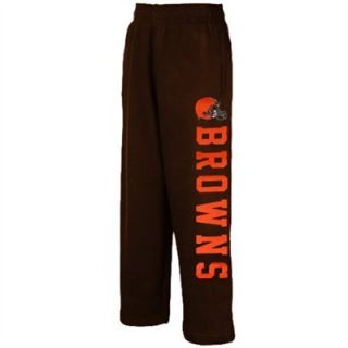 Cleveland Browns Youth Brown Fleece Pants