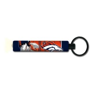 Denver Broncos Rush Zone Barrel Pocket Light Keychain