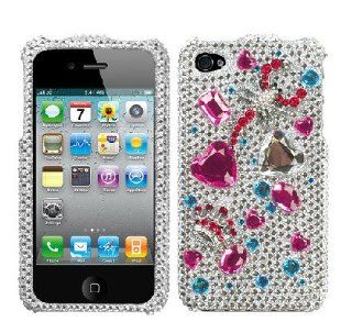 Hard Plastic Snap on Cover Fits Apple iPhone 4 4S Dangerous Crown Regular 3D Diamond Plus A Free LCD Screen Protector AT&T, Verizon (does NOT fit Apple iPhone or iPhone 3G/3GS or iPhone 5/5S/5C) Cell Phones & Accessories
