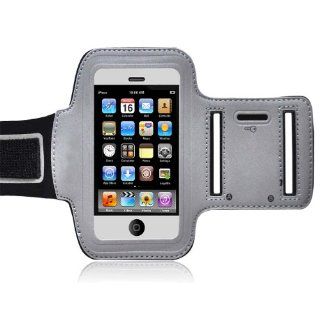 Ionic ACTIVE Sport Armband Case for "The new iPhone" new Apple iPhone 5 6th Generation 5G (AT&T, T Mobile, Sprint, Verizon)(Black Silver) [Doesn't fit iPhone 4/ iPhone 4S]: Cell Phones & Accessories