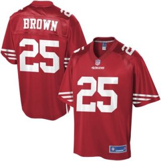 Pro Line Mens San Francisco 49ers Tarell Brown Team Color Jersey