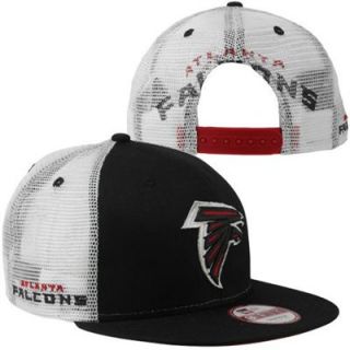 New Era Atlanta Falcons Big Mesh 4 9FIFTY Adjustable Snapback Hat   Black
