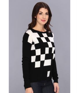 Autumn Cashmere High Low Broken Pixel Sweater