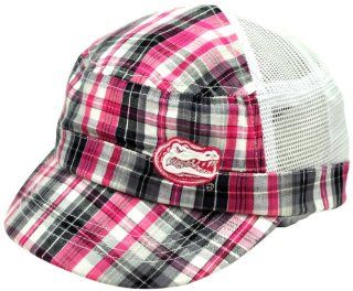 NCAA Florida Gators Women's Sassy Adjustable Cap, Pink/Grey Plaid, One Size : Sports Fan Baseball Caps : Sports & Outdoors