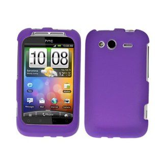 Fits HTC A510e WildFire S, Marvel Soft Skin Case Purple Rubberized T Mobile (does not fit HTC 6225 Wildfire Bee): Cell Phones & Accessories