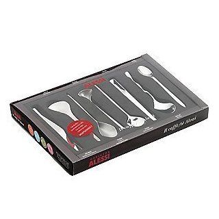 Alessi Il Caffee Set of Eight Coffee Spoons: Coffee Services: Kitchen & Dining