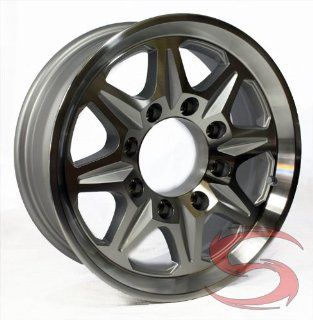 16 x 6 T04 Aluminum Trailer Wheel 8 Lug, 3,750 lb Capacity: Automotive