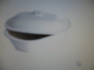 Pampered Chef White Deep Covered Baker Model #1352: Baking Dishes: Kitchen & Dining