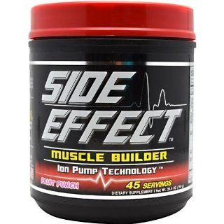 Side Effect Sports Muscle Builder   45 Servings   Fruit Punch: Health & Personal Care