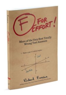 F For Effort!  Mod Retro Vintage Books