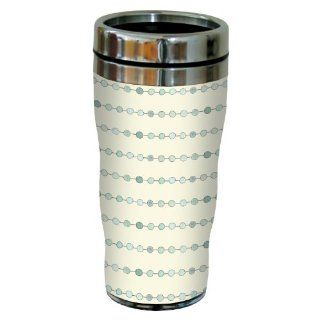 Tree Free Greetings sg23676 Playful Modern Micro Dots by Michelle Rummel Sip 'N Go Stainless Steel Lined Travel Tumbler, 16 Ounce: Kitchen & Dining