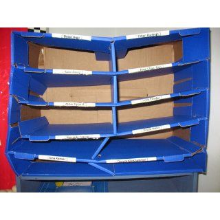 Classroom Keepers 10 Slot Mailbox, Blue : Mail Sorters : Office Products