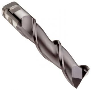 Niagara Cutter HAC700 High Speed Steel End Mill, Heavy Duty For Aluminum, TiAlN Coated, 2 Flutes, Square End, 6" Cutting Length, 1 1/2" Cutting Diameter: Square Nose End Mills: Industrial & Scientific