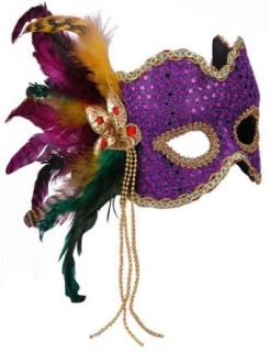 Best Ever Purple Venetian Eye Mask: Clothing